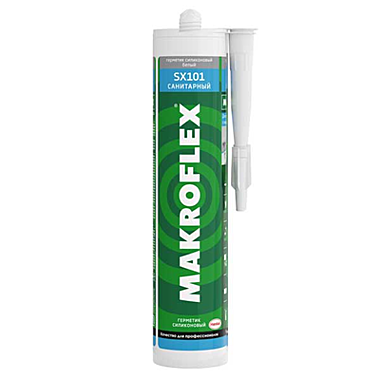 Герметик MAKROFLEX силикон., санитарный, SX/SX101 290 мл. черный
