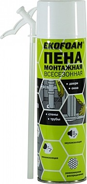 Пена монтажная EKOFOAM всесезонная 450мл 6501801